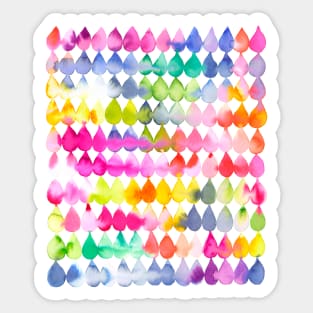 Rain drops Multi Sticker